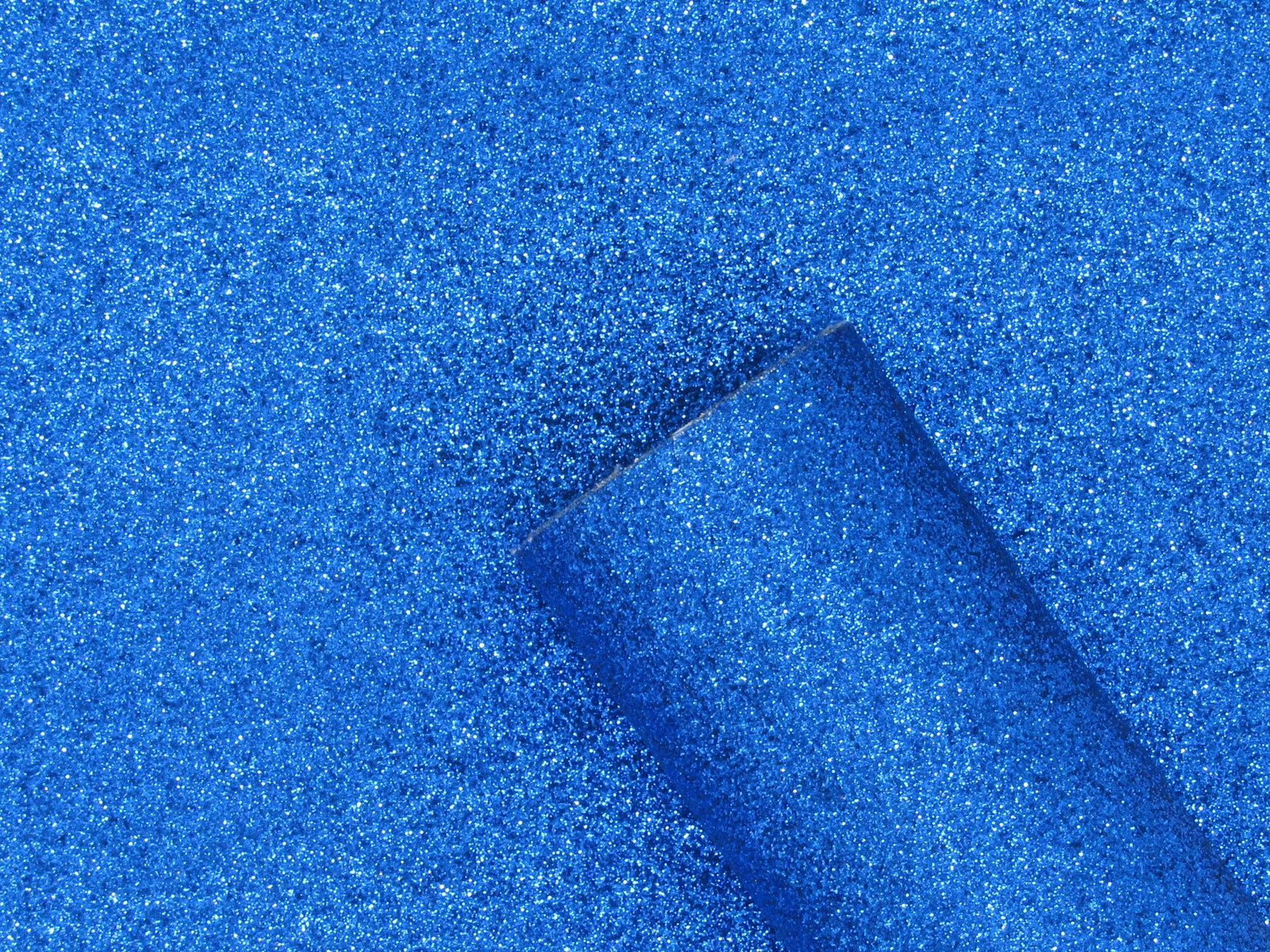 Blue Extra Fine Glitter Faux Leather Sheet