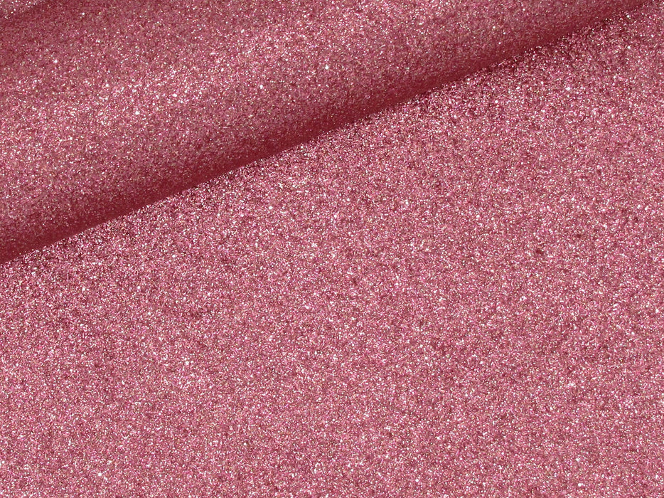 Flamingo Pink Extra Fine Glitter Faux Leather Sheet