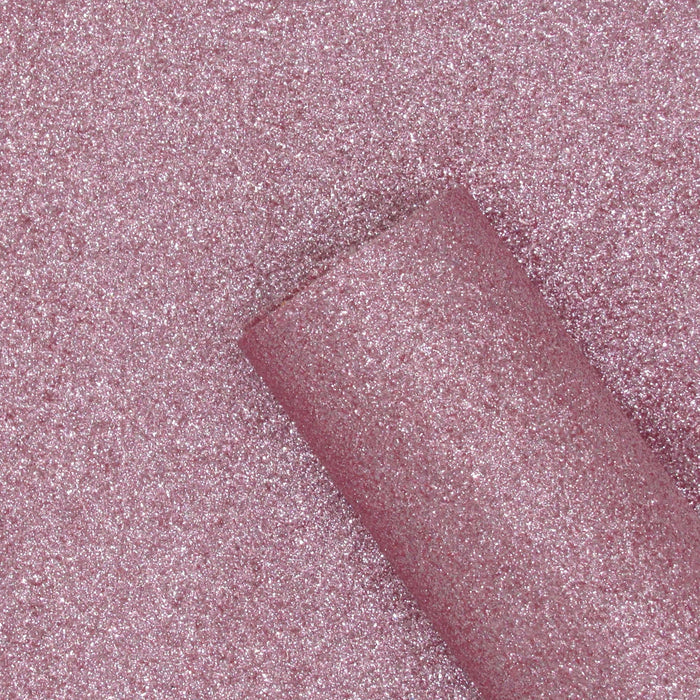 Bubblegum Pink Extra Fine Glitter Faux Leather