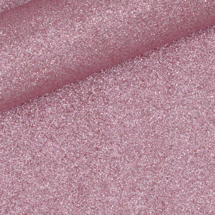Bubblegum Pink Extra Fine Glitter Faux Leather