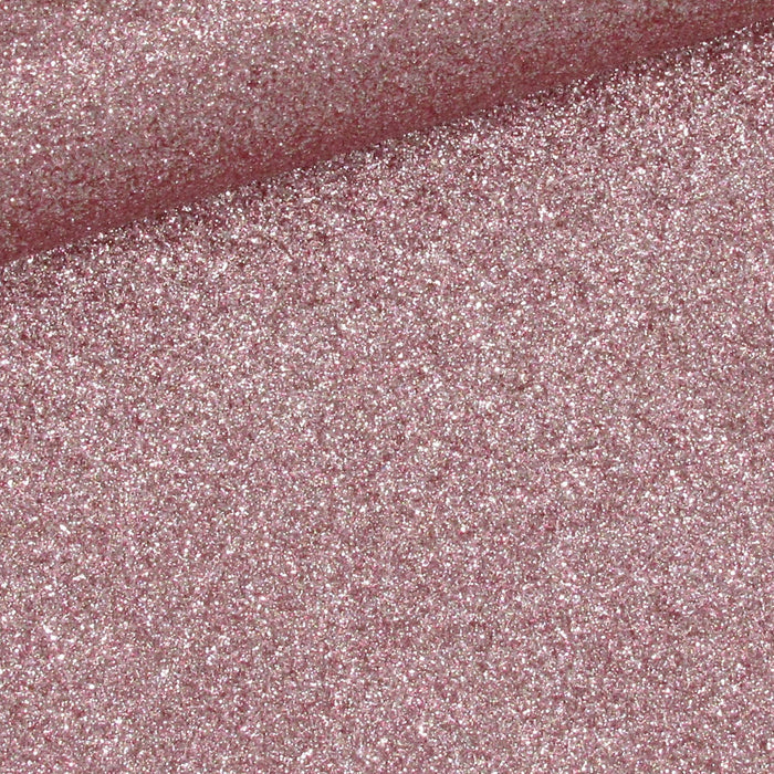 Blush Pink Extra Fine Glitter Faux Leather Sheet