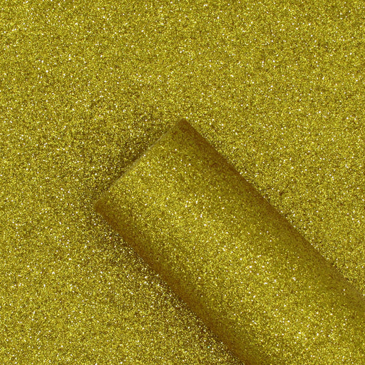 Brass Extra Fine Glitter Faux Leather Sheet