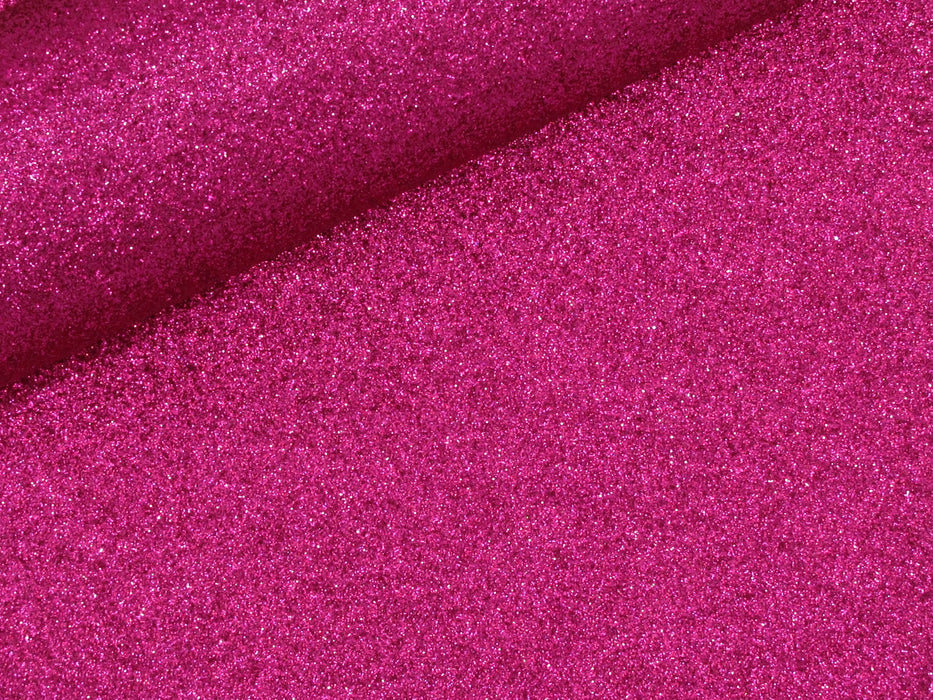 Raspberry Pink Extra Fine Glitter Faux Leather Sheet