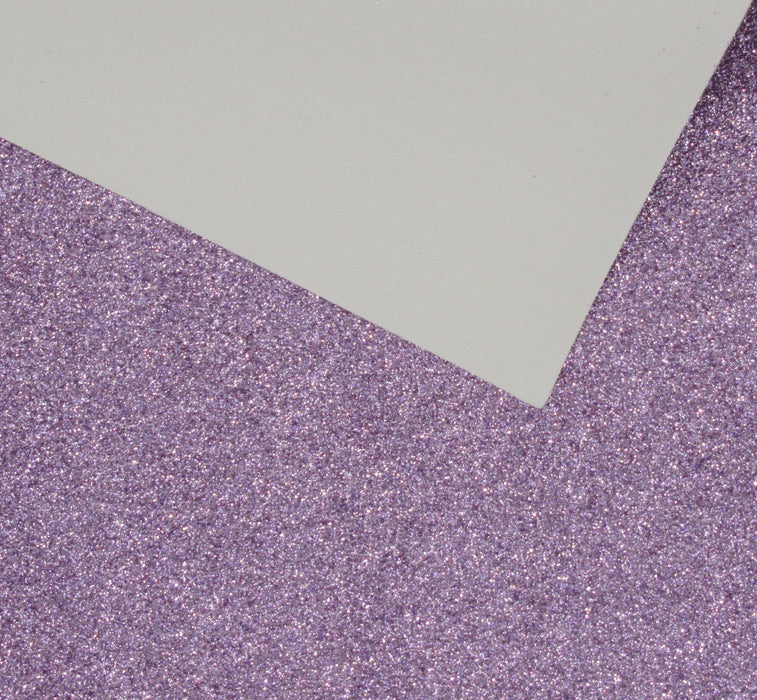 Light Purple Extra Fine Glitter Faux Leather Sheet