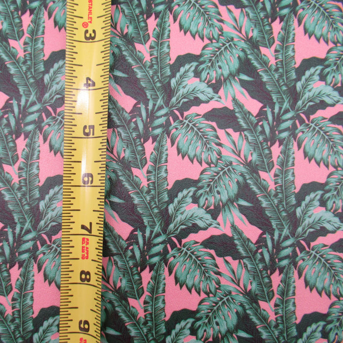 Pink Oasis Marine Vinyl Faux Leather