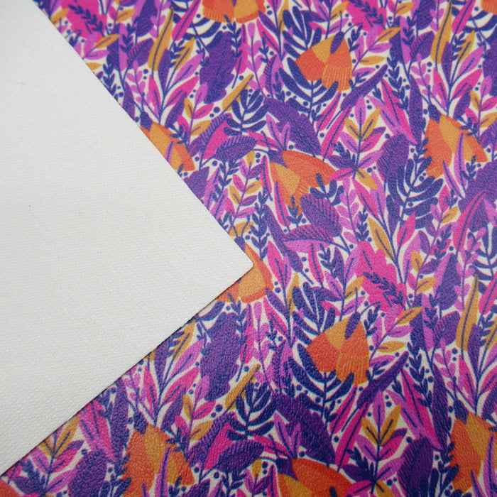 Mystic Garden Printed Marine Vinyl Faux Leather