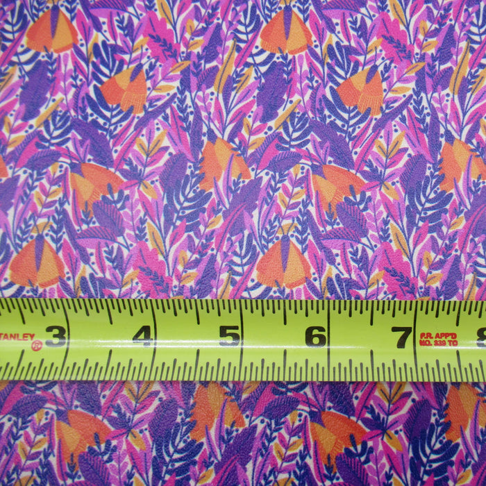 Mystic Garden Printed Marine Vinyl Faux Leather