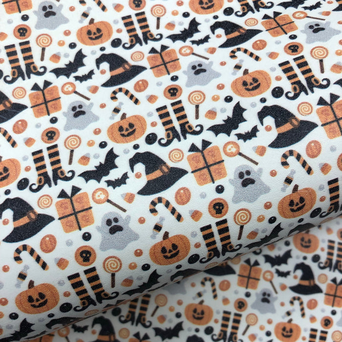 Halloween Printed Leather