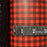 Red Buffalo Plaid Marine Vinyl Faux Leather