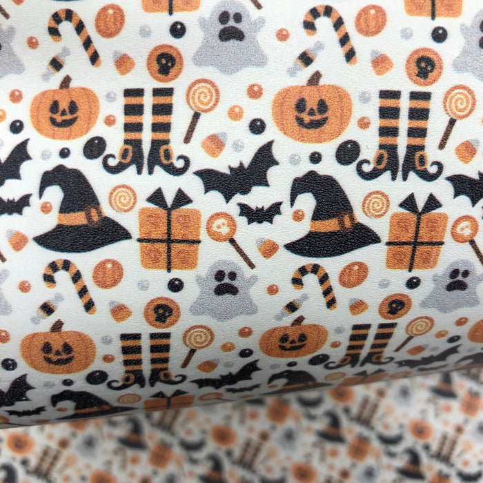 Halloween Printed Leather