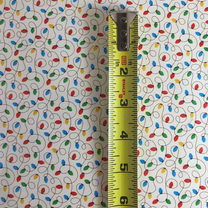 Holiday Lights Printed Leather