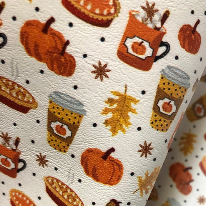 Everything Pumpkin Marine Vinyl Faux Leather