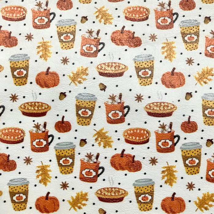 Everything Pumpkin Marine Vinyl Faux Leather