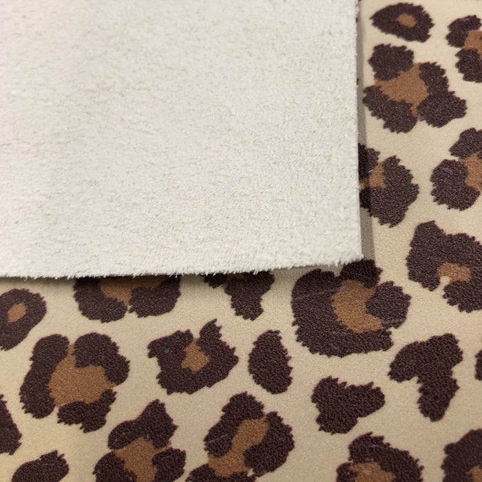 Leopard Printed Cowhide Leather