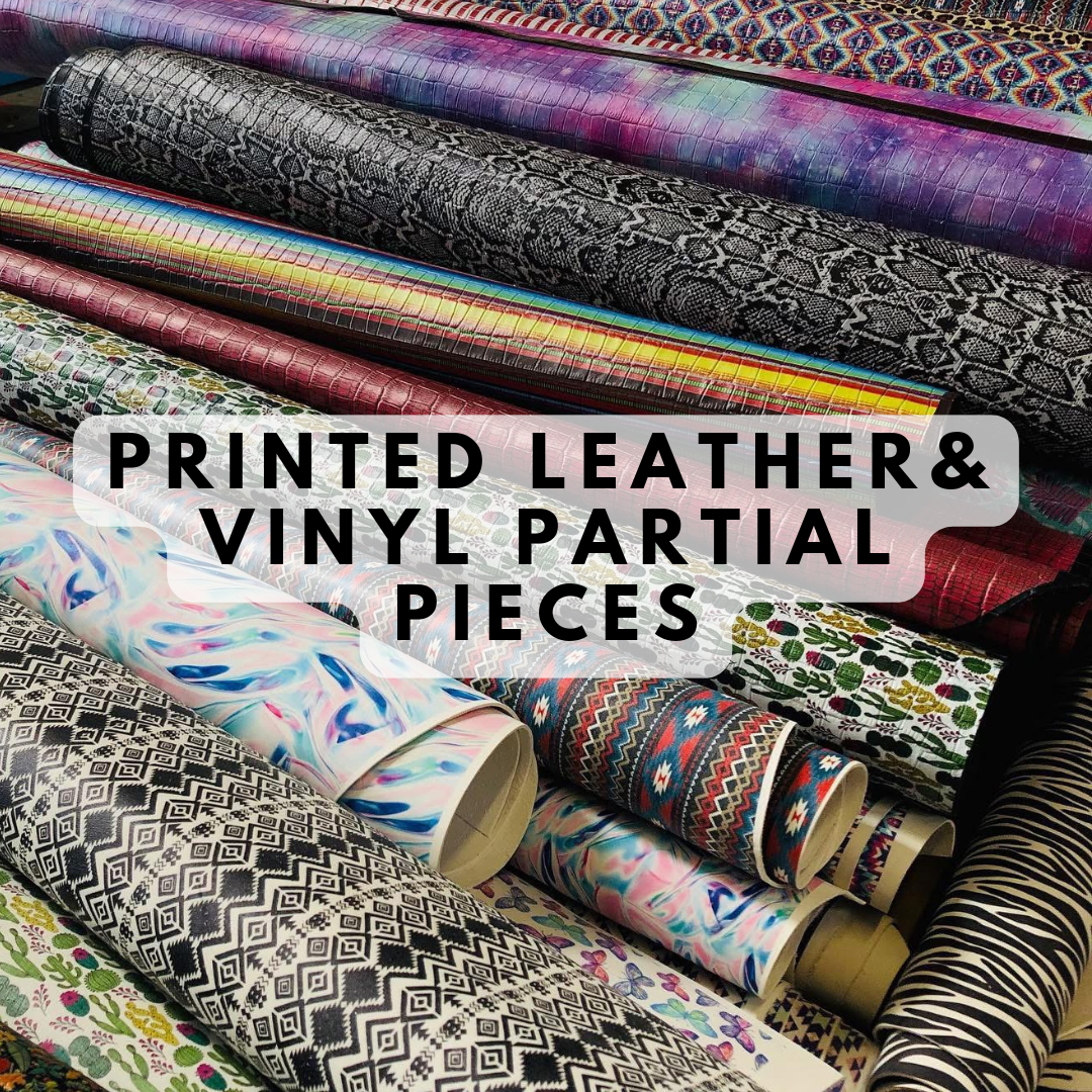 Printed Leather & Vinyl Partial Pieces