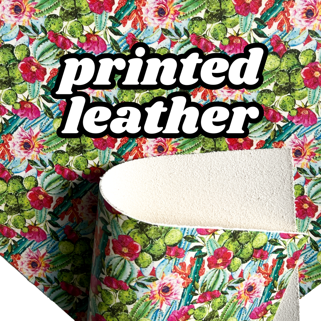 Printed Leather Panels & Hides