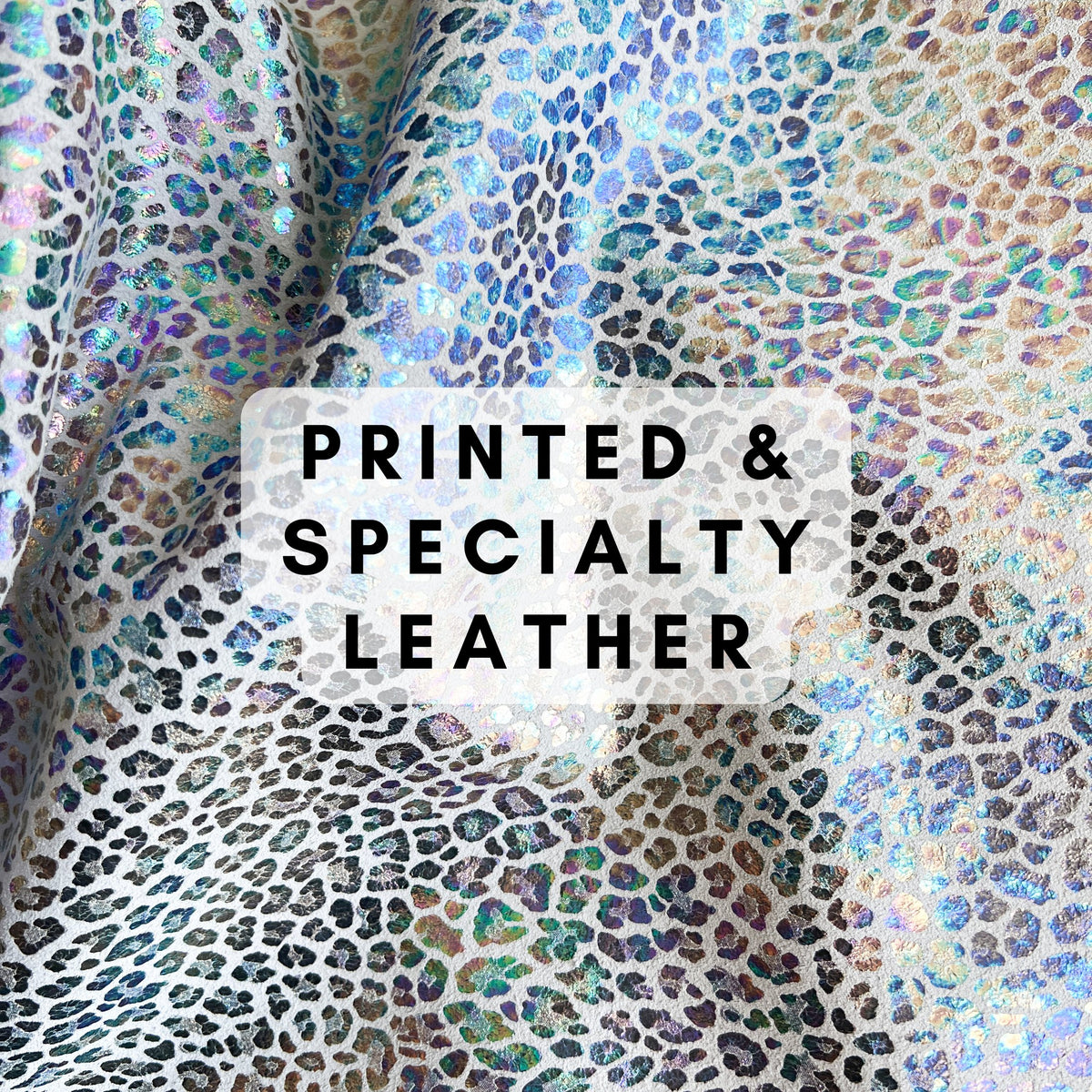  Mardili Printed and Embossed Upholstery Leather Scraps