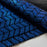 Art Deco Chevron Texture Faux Leather - Blue