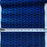 Art Deco Chevron Texture Faux Leather - Blue