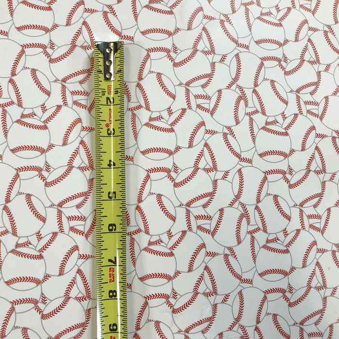 Baseball Pattern - Printed Leather