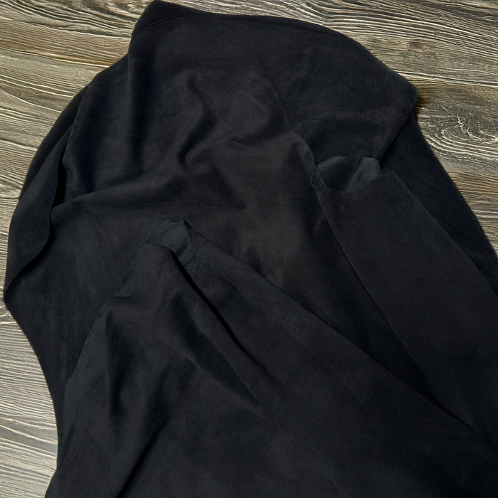 Italian Suede Hide - Black