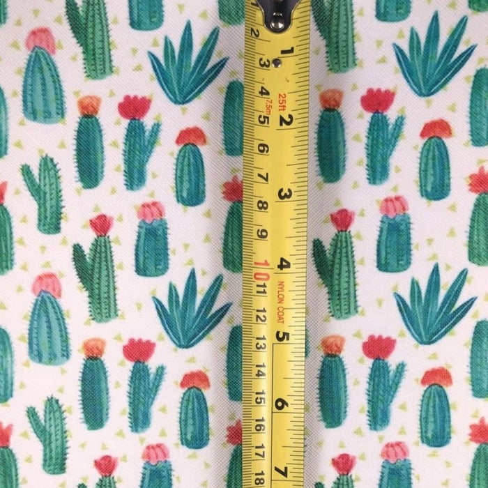 Cactus Printed Faux Leather Sheet