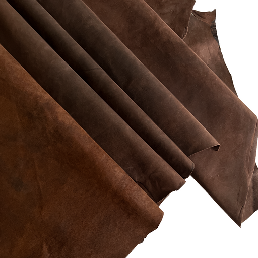 Brown Distressed Goatskin