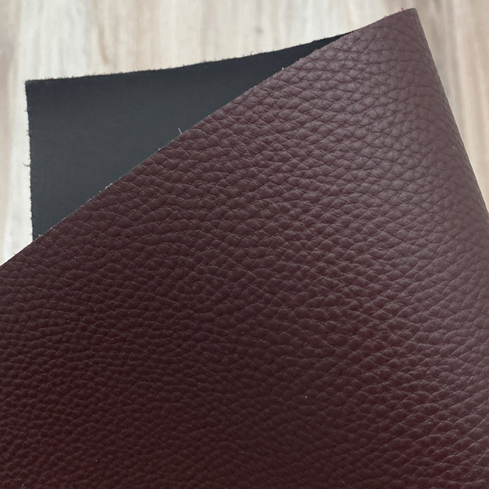 Dark Brown Double Sided Cowhide Split Leather Panel