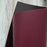 Burgundy Double Sided Cowhide Split Leather Panel