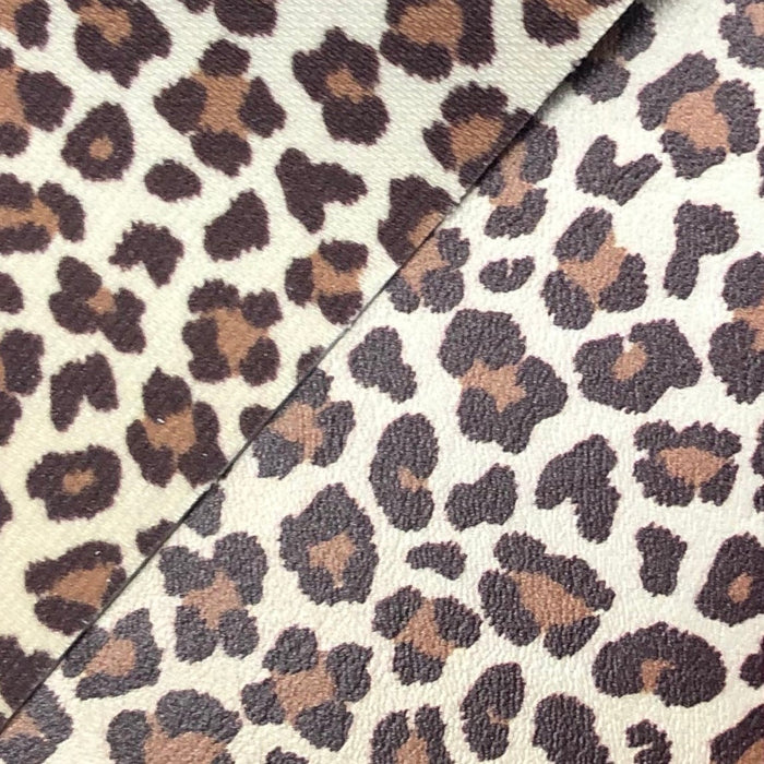 Leopard Marine Vinyl Faux Leather