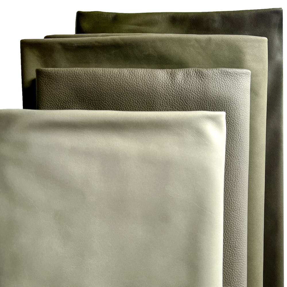 Green Whole Hide Leather