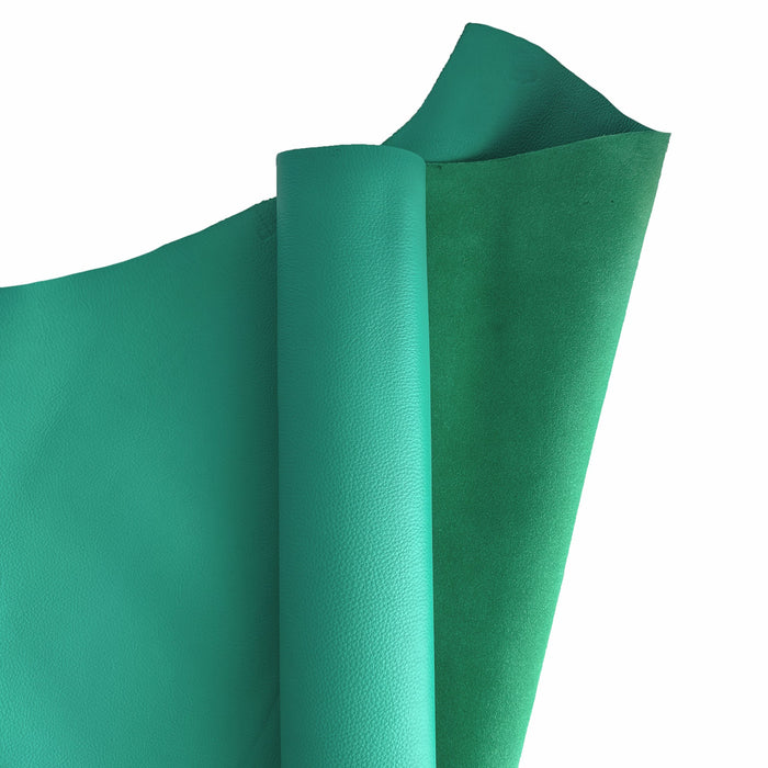 Turquoise Green Leather Hide For Crafting