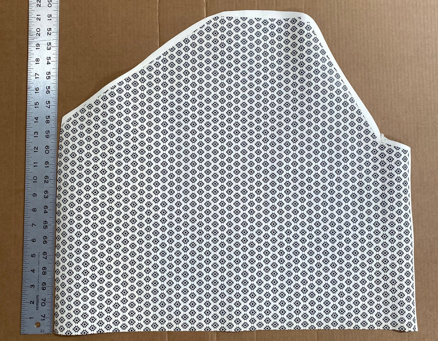 Partial Aztec Printed Leather