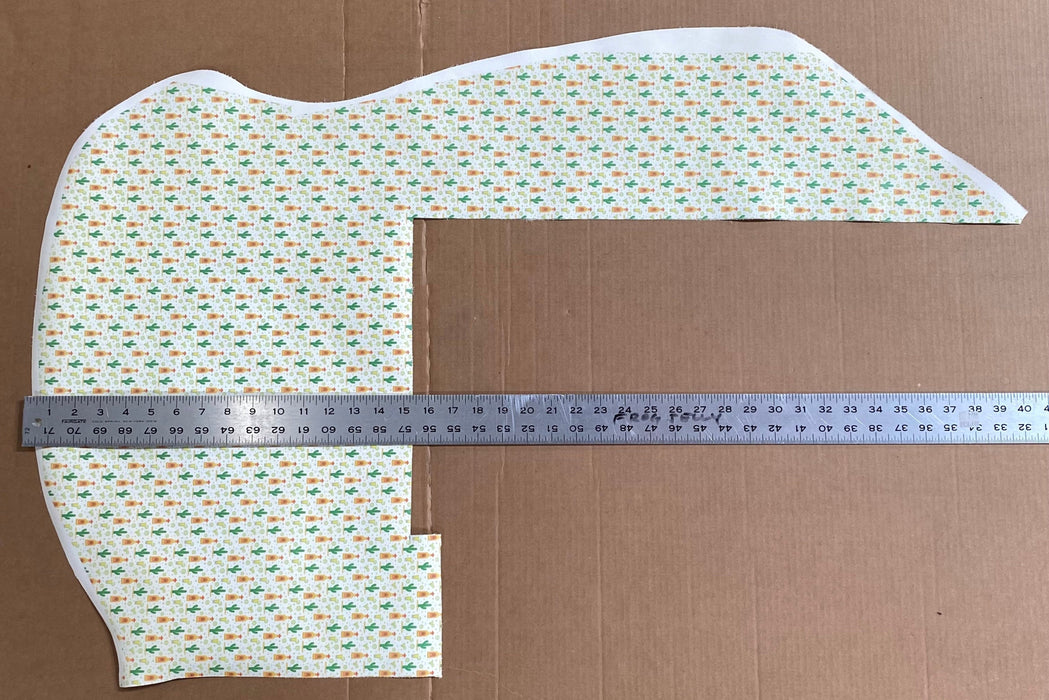 Partial On The Rocks Printed Leather