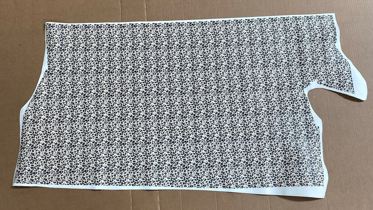 Partial Cheetah Pattern Printed Leather