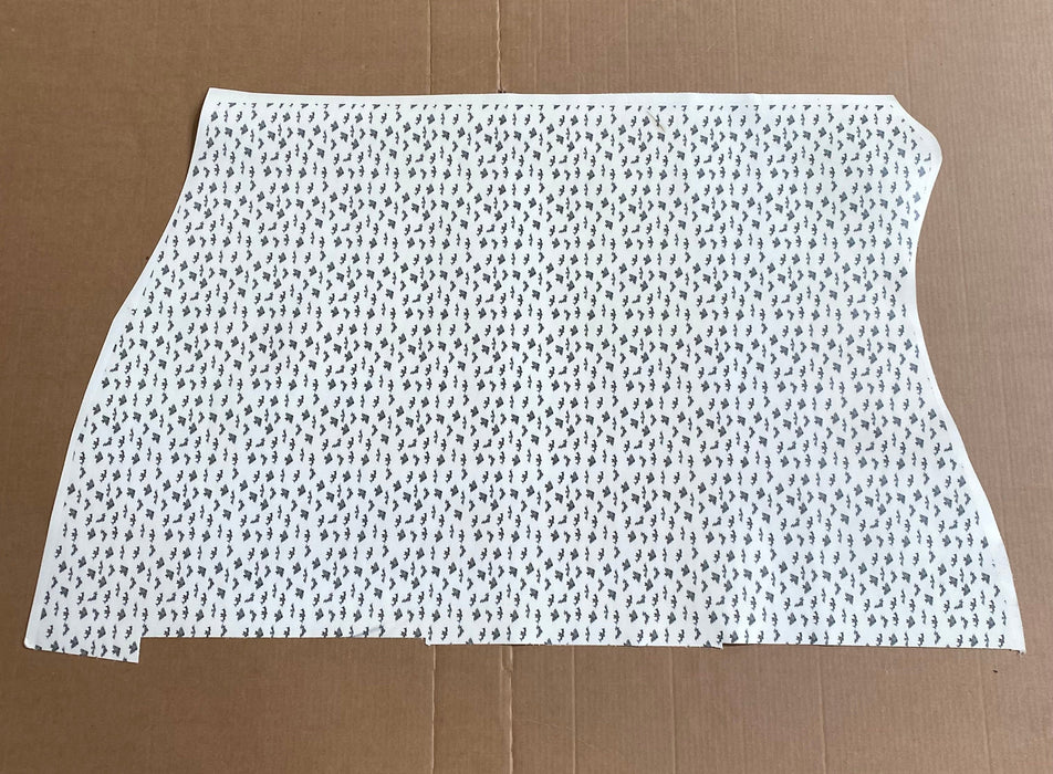 Partial Rustic Bats Printed Leather