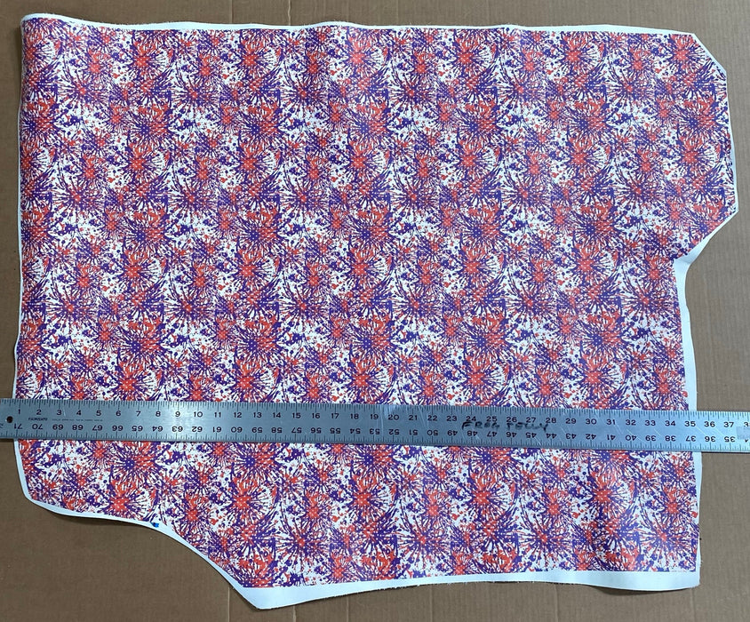 Partial Grand Finale (Red Tint) Printed Leather