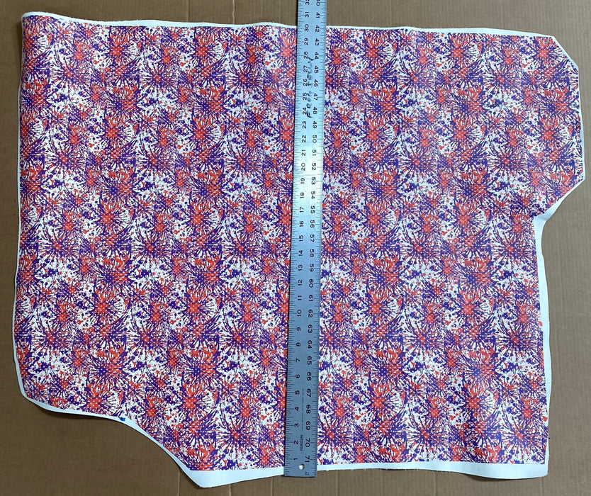 Partial Grand Finale (Red Tint) Printed Leather