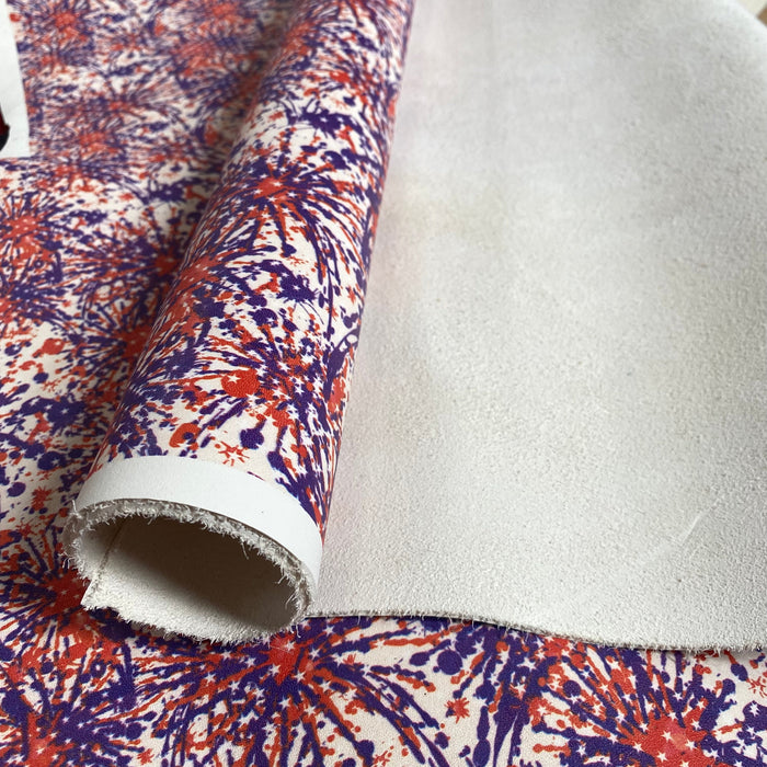 Partial Grand Finale (Red Tint) Printed Leather