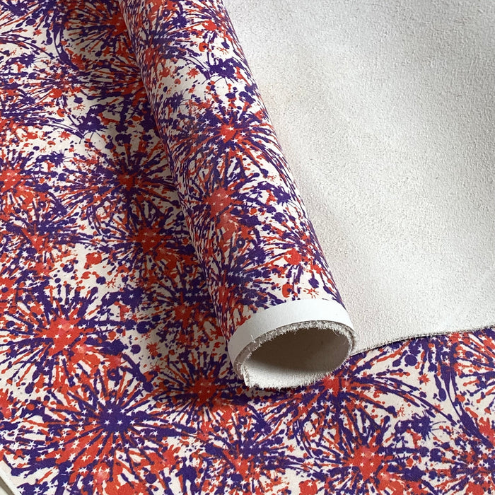 Partial Grand Finale (Red Tint) Printed Leather