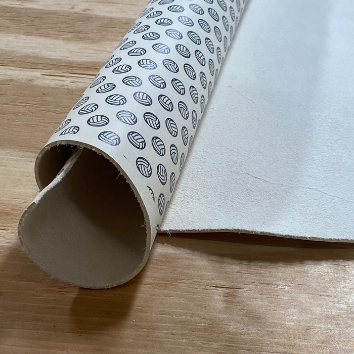Partial Volleyball Printed Leather