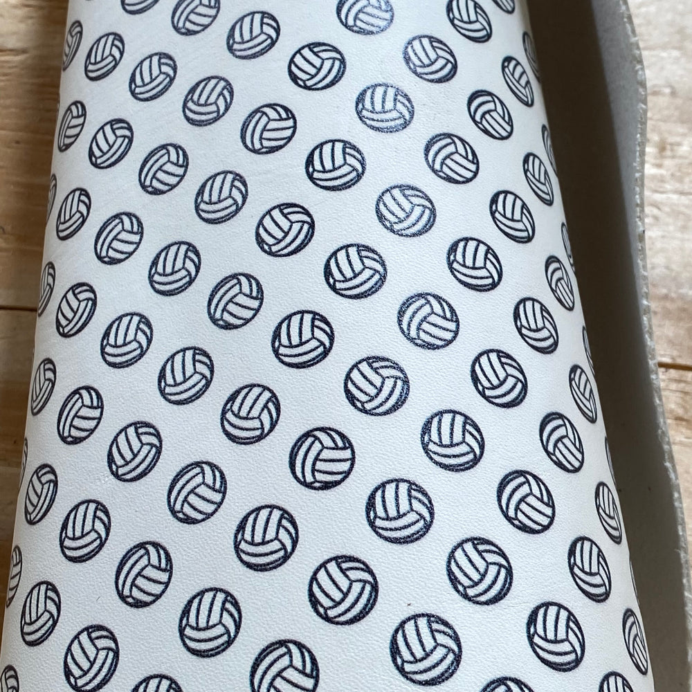 Partial Volleyball Printed Leather