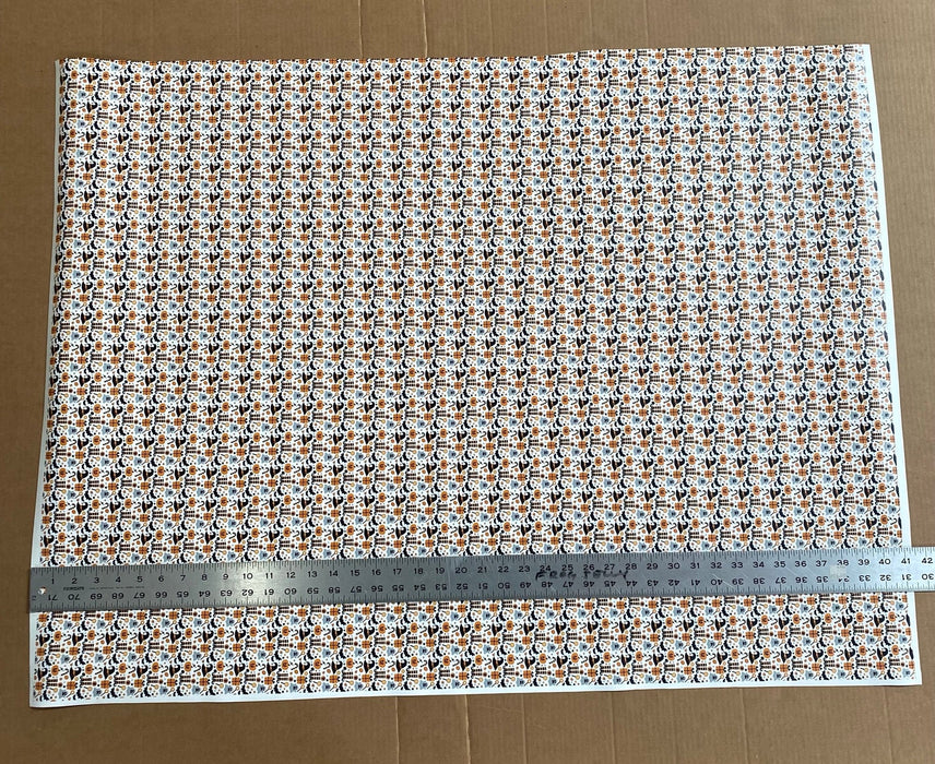 Partial Halloween Printed Marine Vinyl