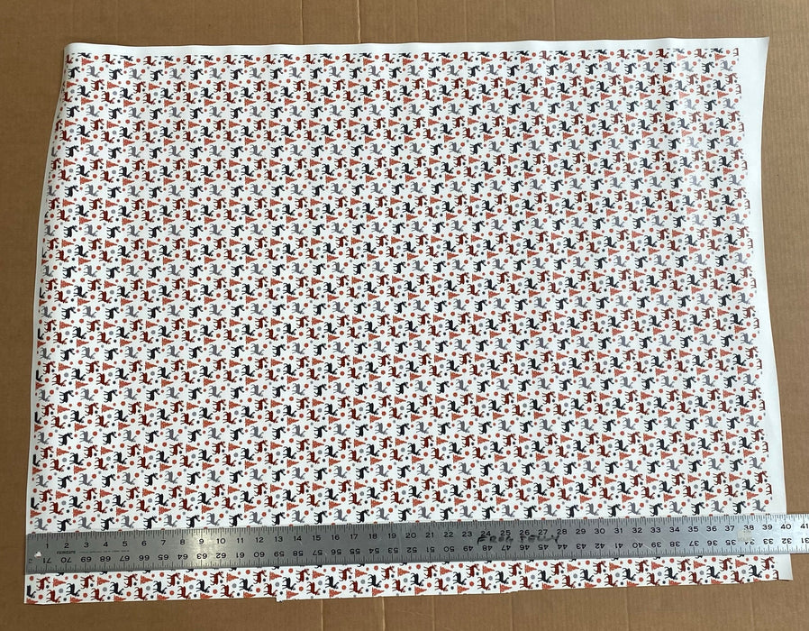 Partial Multi Color Reindeer Marine Vinyl