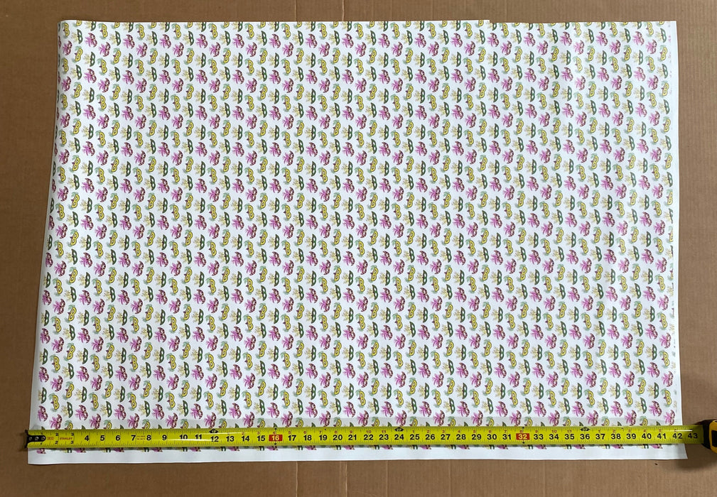 Partial Mardi Gras Masks Printed Marine Vinyl