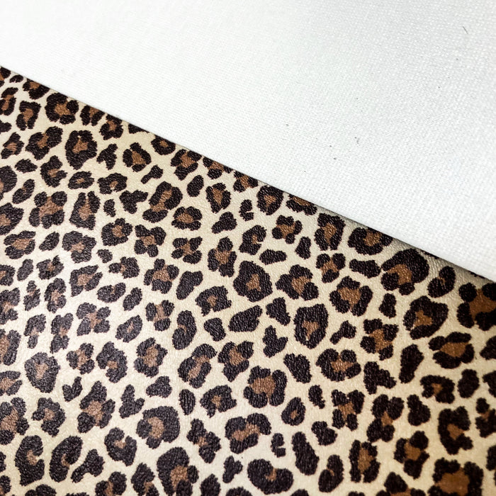 Leopard Marine Vinyl Faux Leather