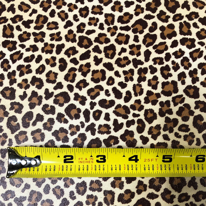 Leopard Marine Vinyl Faux Leather