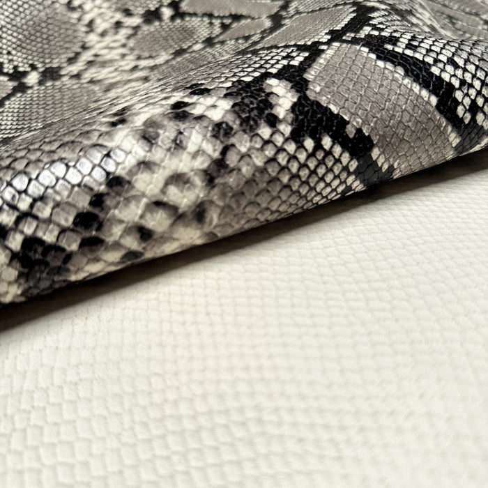 Python Printed Embossed Goat Hide