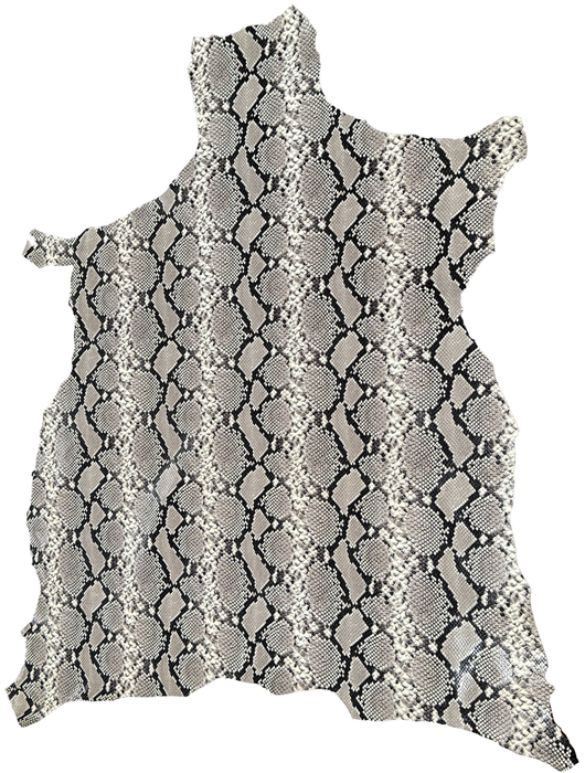 Python Printed Embossed Goat Hide