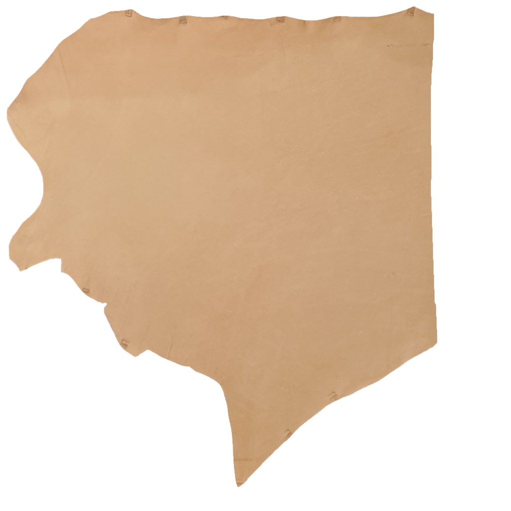 Frogjelly Leather Veg-Tan Pre Cut Square - Natural 12 x 12 4oz-5oz